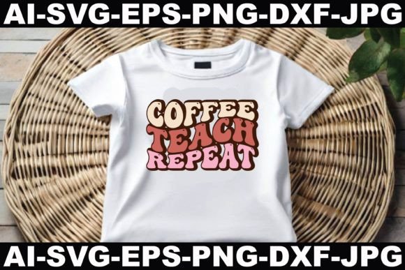 Coffee Teach Repeat: The Groovy Font for Modern Vintage Design