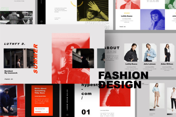 FASHION DESIGN Powerpoint Template: Elevate Your Presentations
