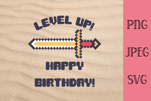 Level Up! Happy Birthday Design #2