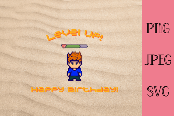 Level Up! Happy Birthday Design #4: Retro Gaming Celebration