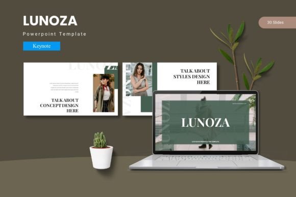 Lunoza - Keynote Template: A Cohesive Design System