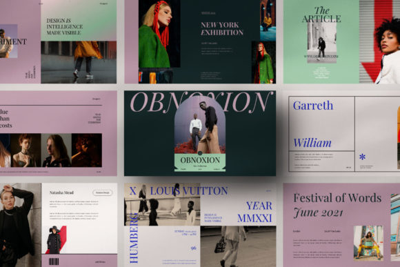 OBNOXION: A Modern Keynote Template for Polished Presentations