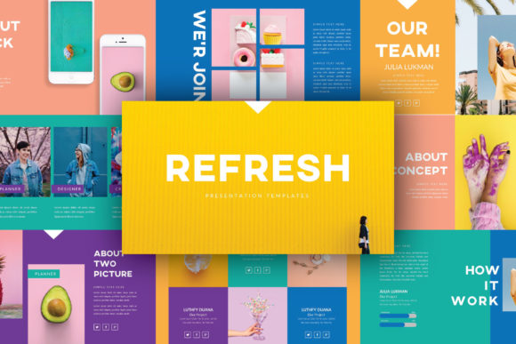 Refresh Keynote Template: Modern Design for Your Next Presentation