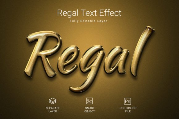 Regal Psd Text Style Effect Mockup