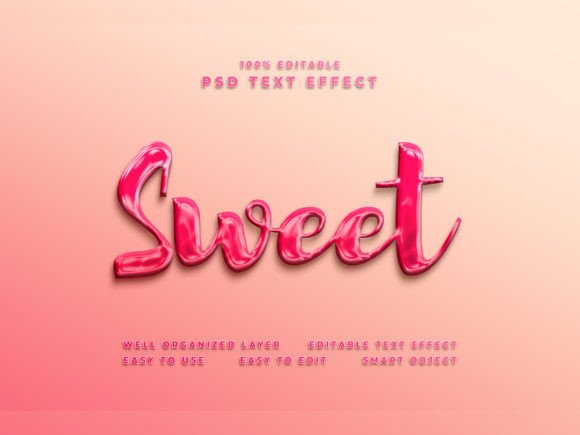 Sweet Text Effect: Instant Stylish Designs